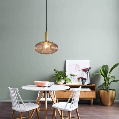 Glass Shade Hanging Light Fixture Adjustable 59-Inch Cord Kitchen Island Dining Room Ceiling Lamp E26 Socket Modern Drop Lighting for Counte