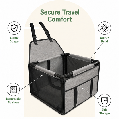 Ortekor Seat-Belted Removable Cushion Booster Seat