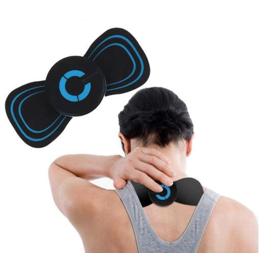 EMS Pulse Massager for Neck Shoulders Legs Arms Back Pain Relief Adjustable Intensity Portable Muscle Stimulator