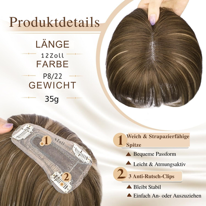 Clip-In Bangs Hairpiece with Side Swept Layers – Instant Fringe Look for Any Occasion | Natural Texture Heat Stylable