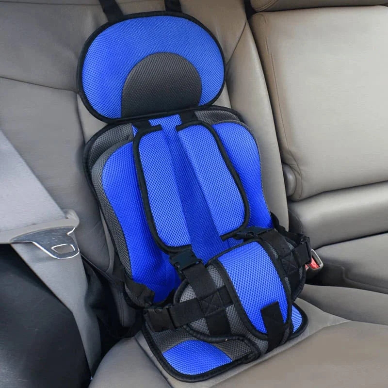 Adjustable Child Car Seat with 5-Point Harness for Infants, Toddlers & Kids | Breathable Cushion, Side-Impact Protection &