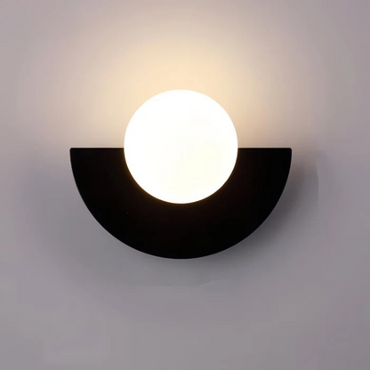 Modern LED Wall Sconce Light Fixture - Sleek Metal Design for Living Room, Bedroom, Hallway, Office - Energy Efficient G9 Bulb Included