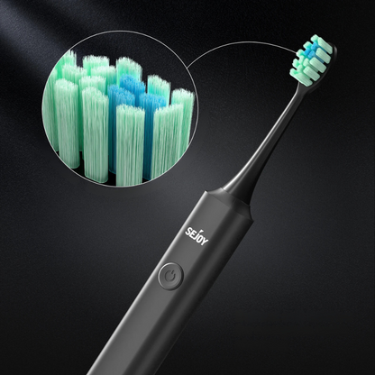 Oral Care Essentials | Rechargeable Electric Toothbrush with Interchangeable Brush Heads | Deep Cleaning for Healthy Gums