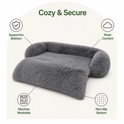 Ortekor All-Season Fluffy Washable Sofa Bed (Non-Slip Bottom)