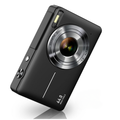 Retro Point-and-Shoot Camera with 1080p Recording & Large Display Screen for Snapshots, Events, Vacations