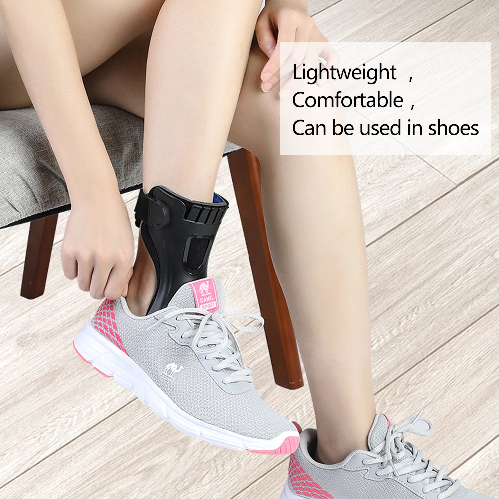 Comfort AFO Brace | Lightweight Drop Foot Support with Inflatable Airbag | Adjustable Fit for Enhanced Stability and Comfort