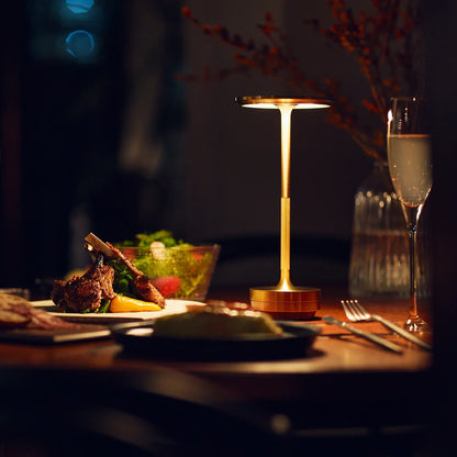 Rechargeable Cordless LED Table Lamp with 3 Color Temperatures & Dimmer Touch Control for Living Room Bedroom Patio Indoor Outdoor