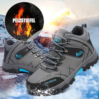 Men's Hiking Boots with Fleece Lining | Waterproof & Non-Slip for Ultimate Winter Comfort