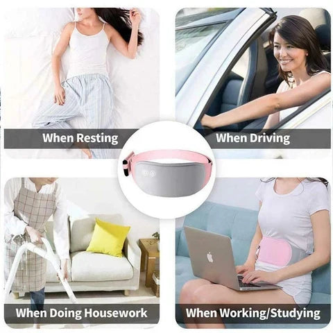 Menstrual Heating Pad USB Rechargeable Adjustable Heat Washable