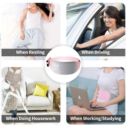 Menstrual Heating Pad USB Rechargeable Adjustable Heat Washable
