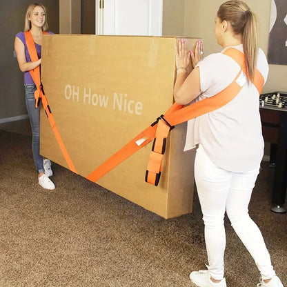 Adjustable Moving Straps for Furniture and Appliances | Shoulder Lifting Harness System for Heavy Items | Ergonomic Load Carrier for Couches