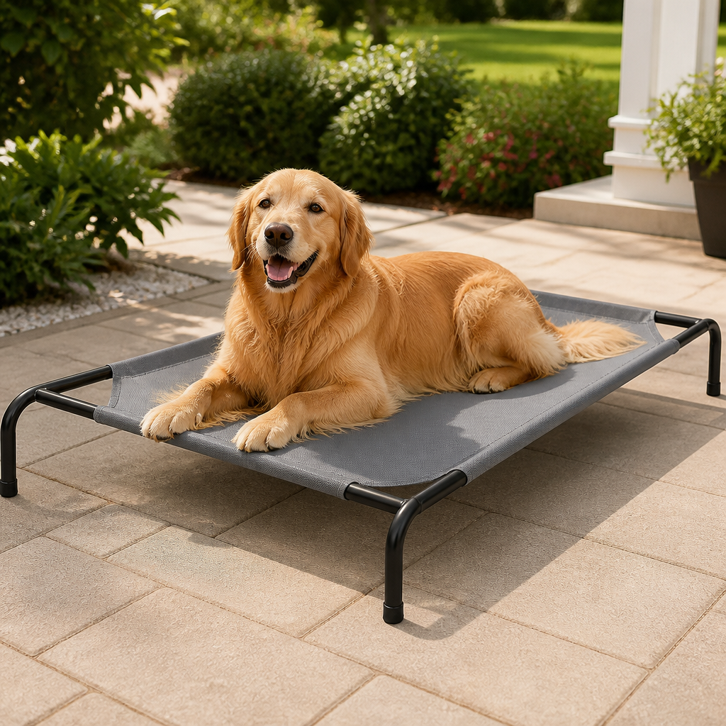 Ortekor Elevated Cooling & Chew-Resistant Dog Bed