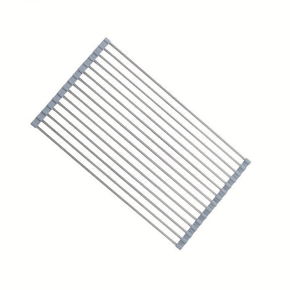 ROLLSINK – Roll Up Stainless Steel Dish Drying Rack