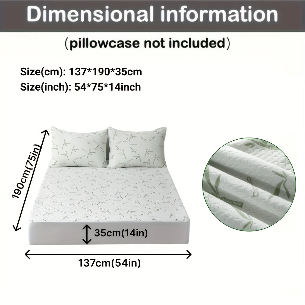 Cooling Bamboo Mattress Topper with 3D Airflow Layer for Better Sleep & Pressure Relief