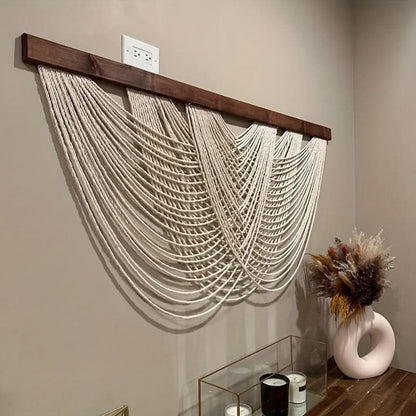 MACRAMELIVA – Minimalist Macrame Wall Hanging for Boho Decor