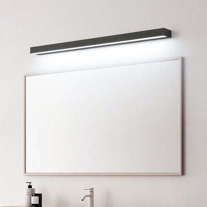 Modern Bathroom Vanity Light Fixture LED Mirror Sconce Black Metal Acrylic for Grooming Makeup Application Dressing Room Wall Mount Illumina