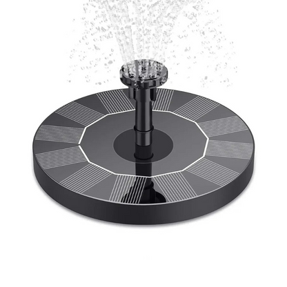 Solar Floating Fountain for Bird Baths, Ponds & Garden Water Features | Outdoor Water Pump for Backyard Decoration | 6 Spray Nozzles
