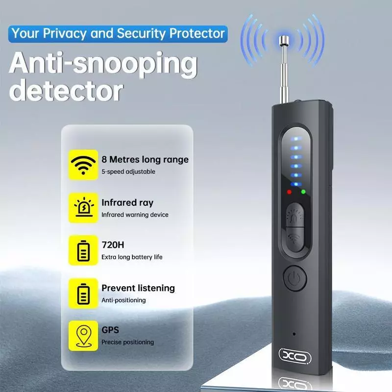 Ortekor Privacy Guardian | GPS Tracker Detector with Military-Grade Technology | Compact Device for Enhanced Security