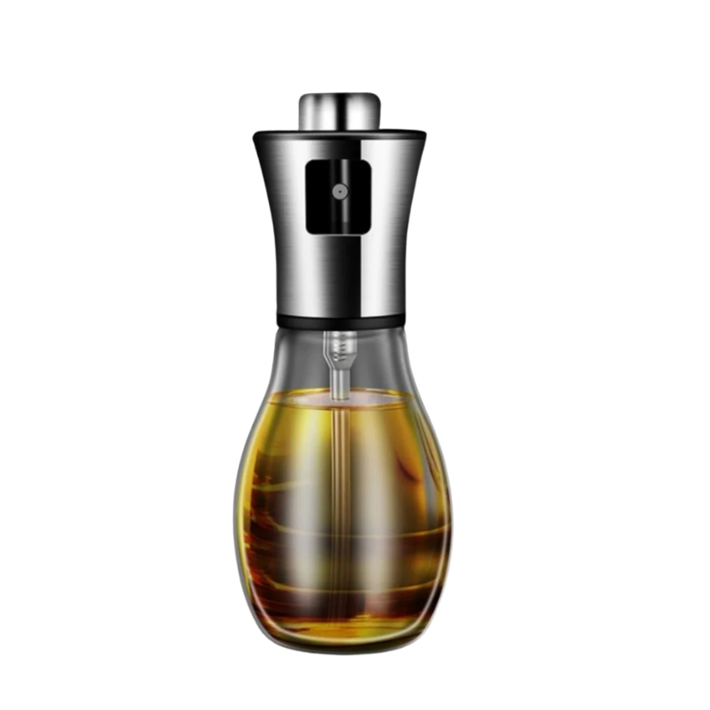 Stainless Steel Oil Mister Spray Bottle for Cooking – Fine Mist Control for Pan Frying, Salads & Baking