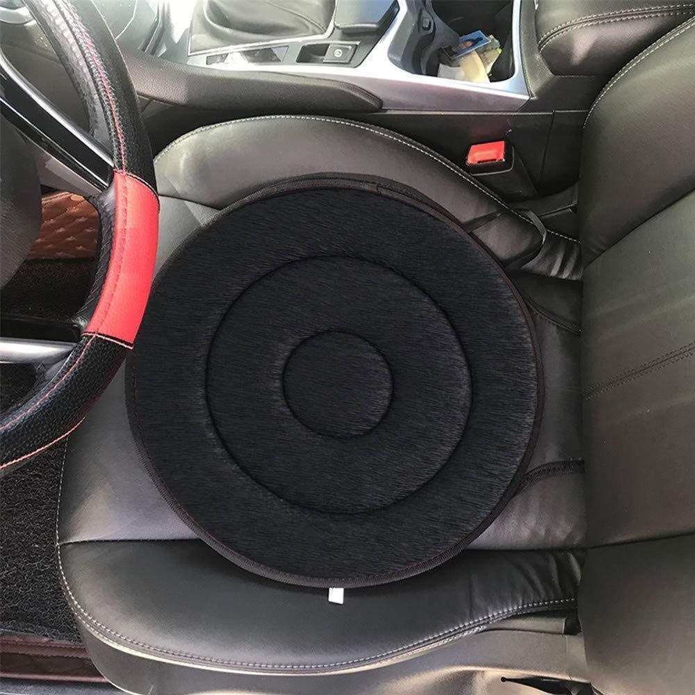Swivel Seat Cushion with 360° Rotation for Easy Mobility and Back Support