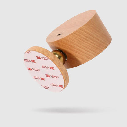 Rechargeable Magnetic Touch Control LED Accent Light for Hallway Bedroom Wall Sconce in Natural Wood Finish 3 in Wide 400 Lumens Ambient
