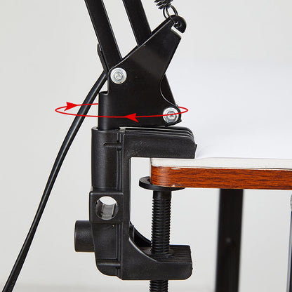 Metal Desk Lamp with E26 Socket for Bedside Reading and Office Task Lighting in Modern Homes