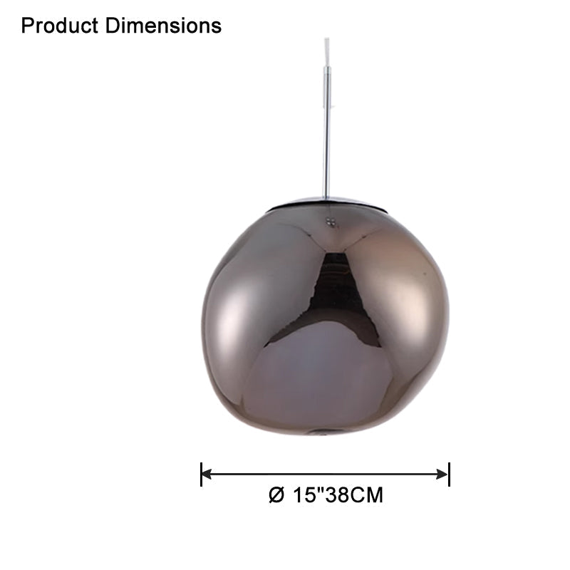 Acrylic Drip Pendant Light 6-15 Inch E27 Socket Warm Glow Adjustable Ceiling Fixture Kitchen Island Dining Table Bedroom Bar Restaurant