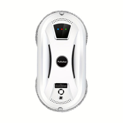 Robotic Window Cleaner with Remote Control for Streak-Free Glass – Automatic Suction Cleaner for Windows, Mirrors & Doors