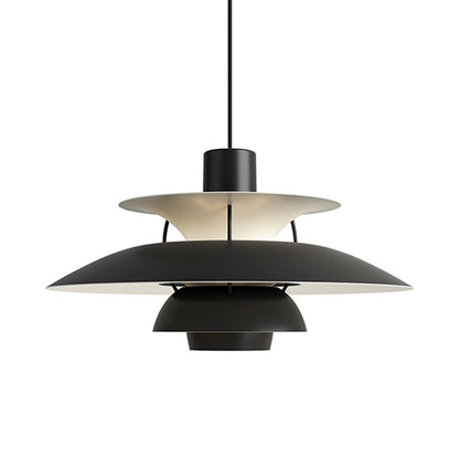 Tiered Metal Shade Hanging Light E27 Socket for Dining Room Kitchen Island Modern Scandinavian Drop Ceiling Fixture
