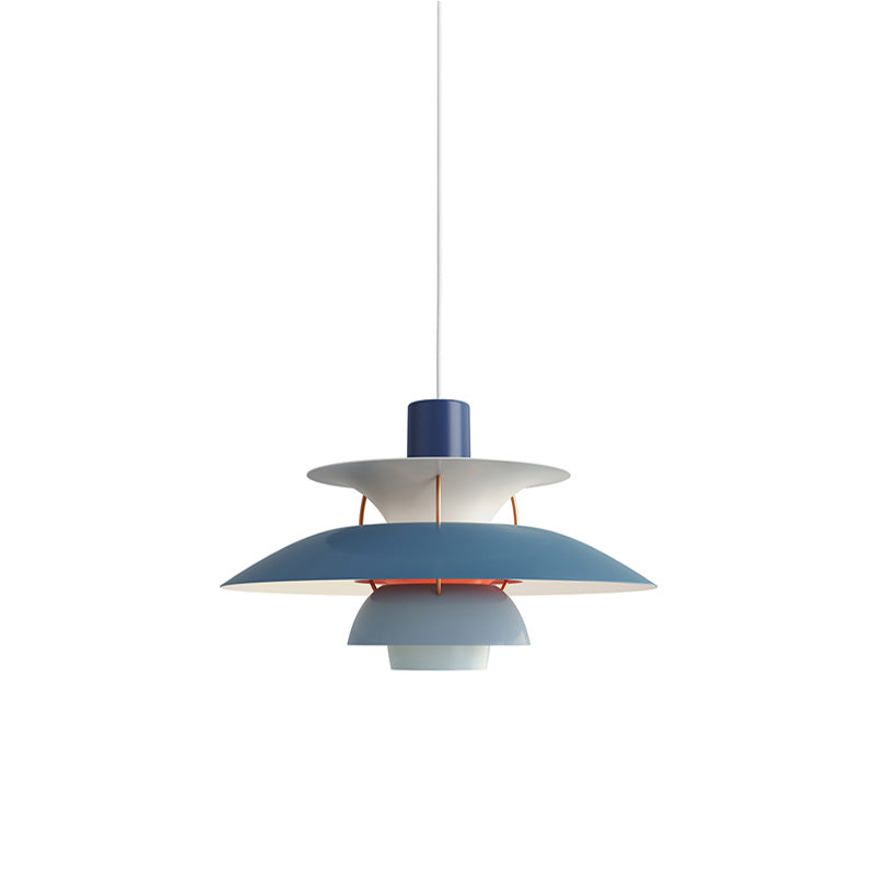 Tiered Metal Shade Hanging Light E27 Socket for Dining Room Kitchen Island Modern Scandinavian Drop Ceiling Fixture