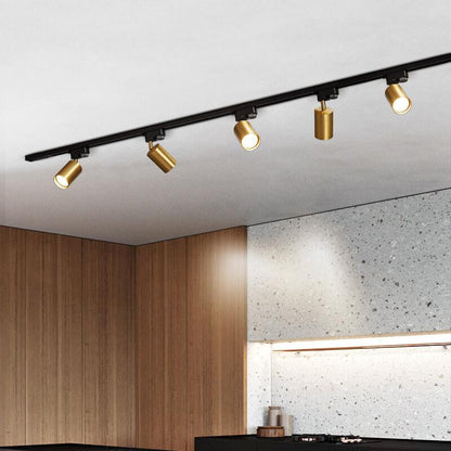 Adjustable LED Ceiling Spotlight Bar — 3, 4, or 5 Heads with Rotatable Track Mount for Kitchen, Living Room & Bedroom