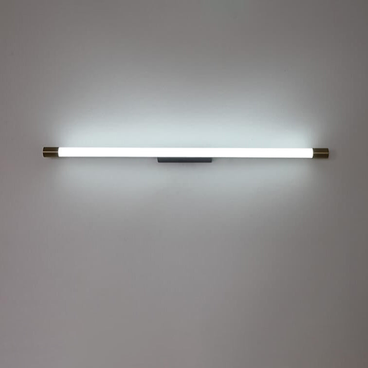 LED Vanity Light Fixture Aluminum 59 in Black Gold Over Mirror Bathroom Bedroom Hallway Linear Bar Sconce Hardwired 120V-240V