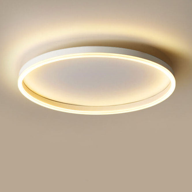 20 in Dimmable LED Ceiling Light with Remote Iron & Acrylic Fixture for Bedrooms Hallways Living Rooms Modern Low-Profile Design