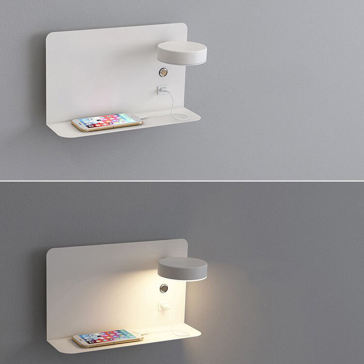 LED Wall Sconce 13 in Iron Acrylic Fixture Bedroom Bedside Hardwired Ambient Lighting Reading Task Lamp Hallway 12W 1200 Lumen Contemporary
