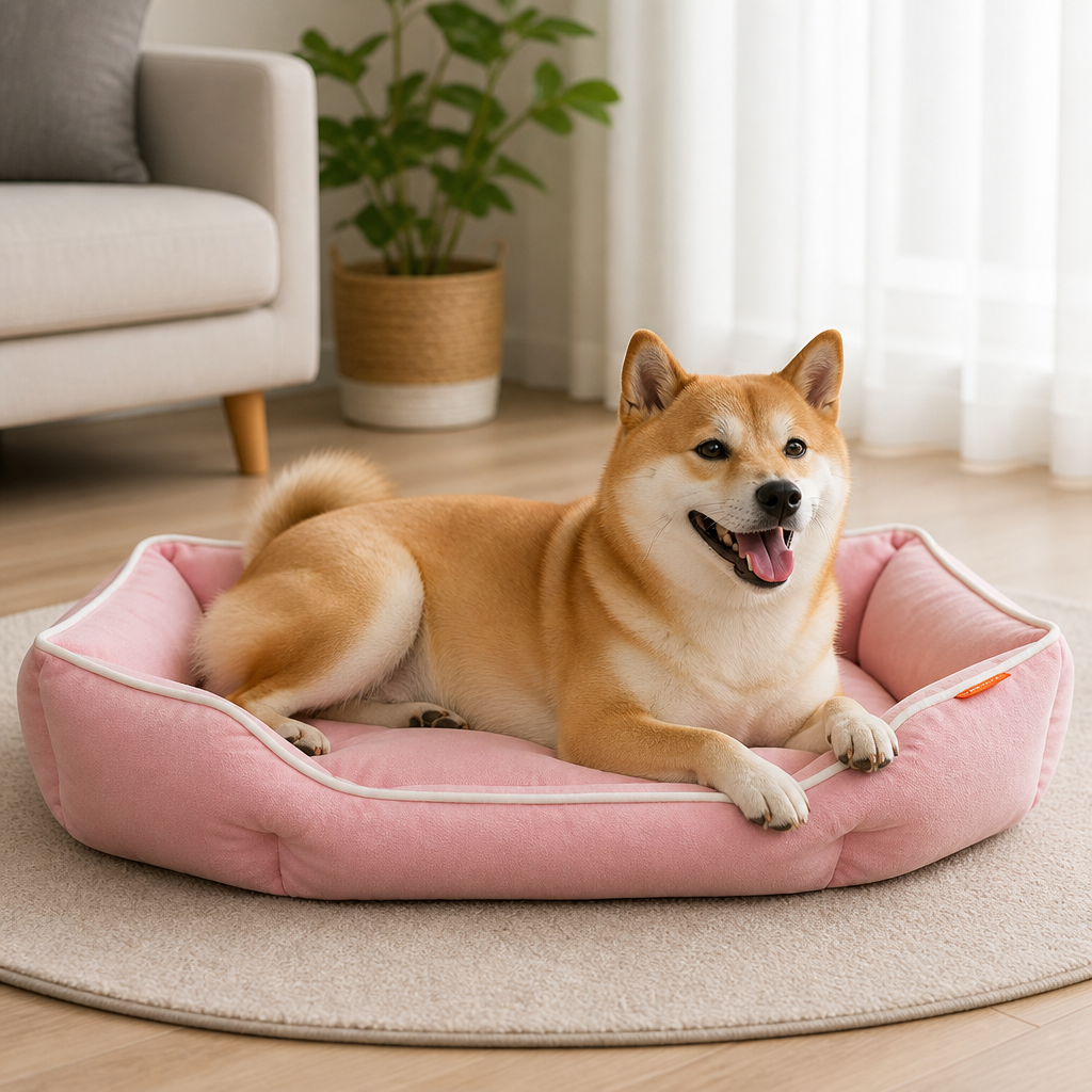 Ortekor All-Season Plush Donut Pet Bed