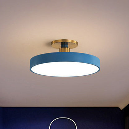 LED Ceiling Light Modern Acrylic Flush Mount for Kids Bedroom Nursery Playroom Round Minimalist Design 12 16 20 24 Inch Diameter Options