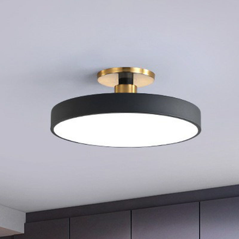 LED Ceiling Light Modern Acrylic Flush Mount for Kids Bedroom Nursery Playroom Round Minimalist Design 12 16 20 24 Inch Diameter Options