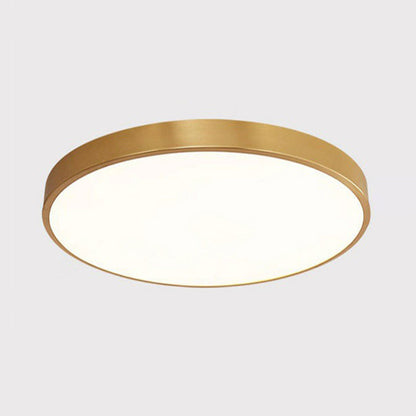 LED Ceiling Light Flush Mount Ultra-Slim Profile 2-Inch Low Profile Round Overhead Lighting Bedroom Modern Minimalist Scandinavian Design
