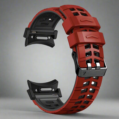 Flexible Silicone Galaxy Watch Ultra Band – Sport Strap for 47mm Ultra, Ultra 2 & 2025 Models – Adjustable Buckle Replacement Wristband