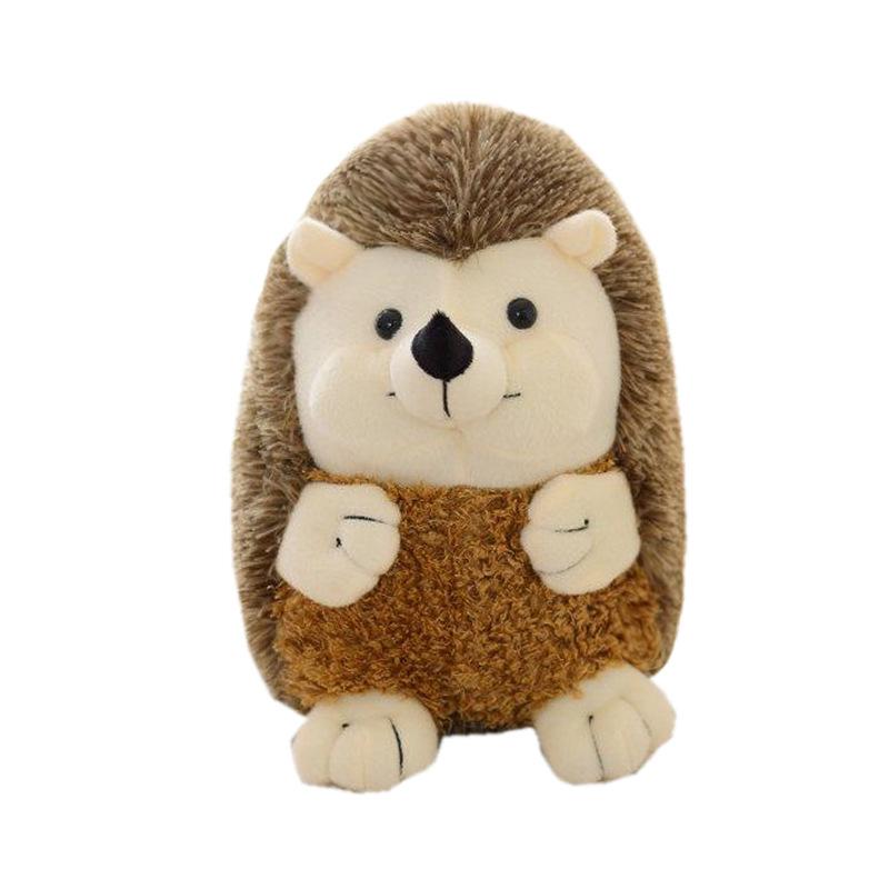 Plush Hedgehog Stuffed Animal Toy – Soft Cuddly Woodland Creature Doll for Kids Toddlers & Babies, Adorable Smiling Face with Sparkly