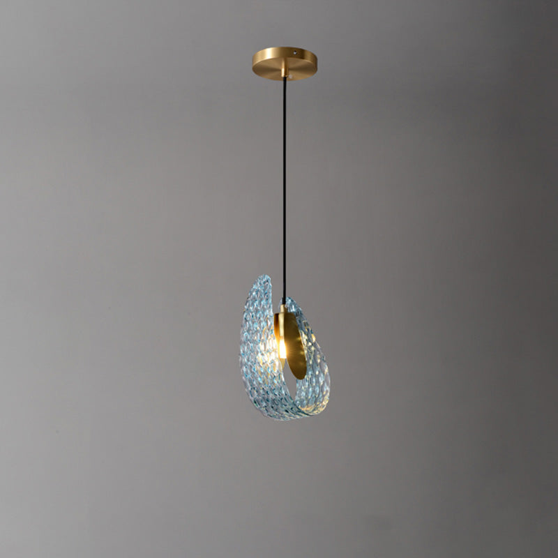 19-Light Glass Ceiling Fixture with Peacock Art Design for Dining Rooms & Large Spaces