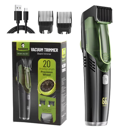 Beard Trimmer Integrated Vacuum 90-Minute Runtime