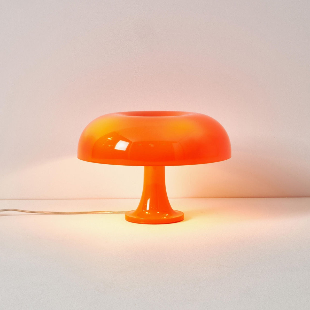 Retro Mushroom Table Lamp with Dimmable LED Warm Light for Bedroom & Living Room Ambiance