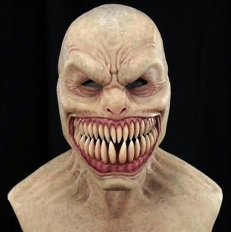 Full Face Character Mask for Adults – Natural Latex Costume Headpiece for Halloween, Theater & Cosplay Events