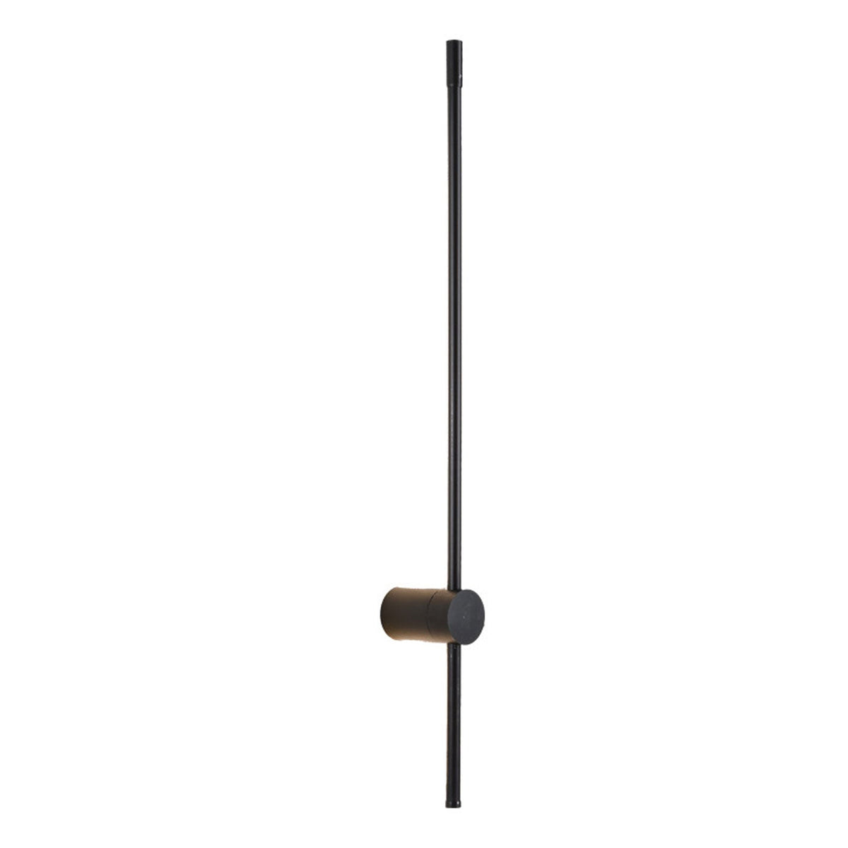 Hardwired LED Sconce Black Aluminum 24 in Contemporary Hallway Bedroom Office Reading Light 600 Lumens Warm White Neutral Dimmable Modern Fi