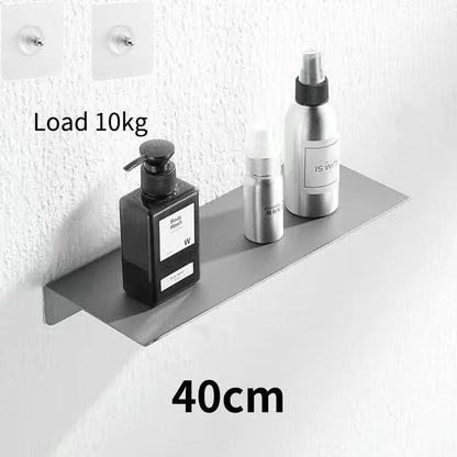 FLOATIVA – Floating No Drill Bathroom Wall Shelf