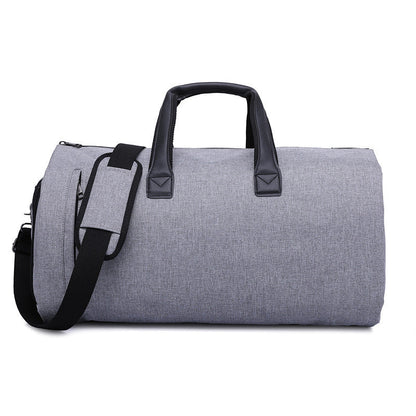 Convertible Garment Duffel Bag with Shoe Compartment for Business Travel & Weekends, Hanging Suit Carrier