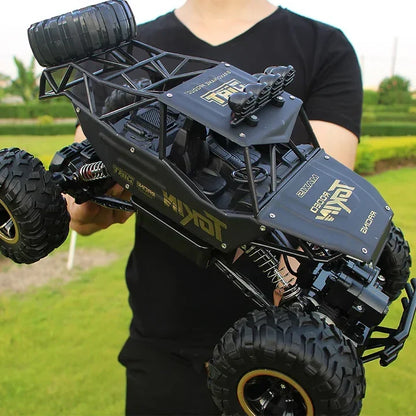 Remote Control Off-Road Racing Truck 4WD All-Terrain Crawler for Kids 1:12 Scale 2.4GHz Wireless 260 ft Range High-Speed Climbing Vehicle