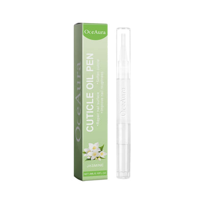 3-in-1 Cuticle Oil Pen with Brush Applicator for Nail Strengthening & Hydration, Softens Dry Cuticles, Brightens Nails