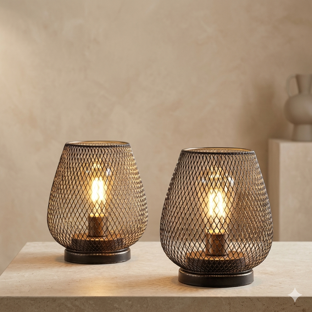 Portable Rechargeable LED Accent Lamp Metal Dimmable Cordless Battery Powered Indoor Outdoor Dining Patio Nightstand Ambient Mood Lighting